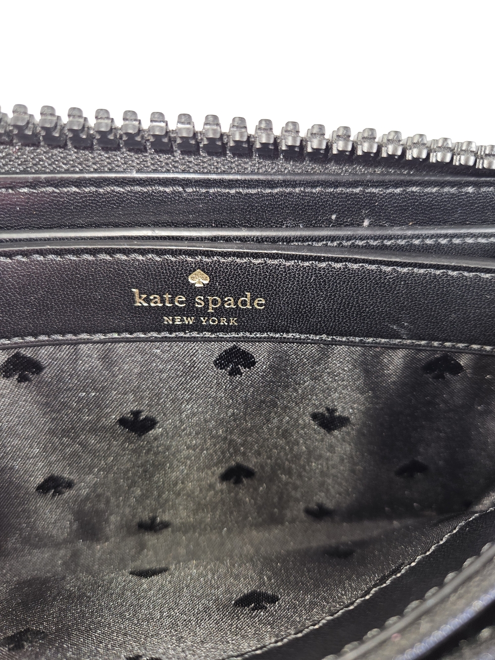 Kate Spade Black Zip Around Wallet - Picture 8 of 14